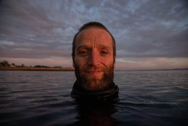 Mike Guest catching some early morning rays PIC: Mike Guest