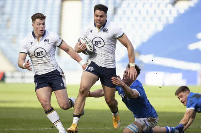 Sean Maitland has been left out of the Scotland squad for the match in France. Picture: Craig Williamson/SNS