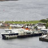 MV Loch Seaforth berthed in Ullapool harbour in 2015