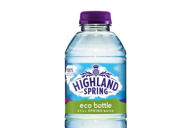 Annual sales of the Highland Spring brand are more than 330 million litres, with the Scottish group’s share of the total UK bottled water market standing at 15 per cent.