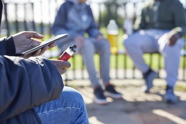 There has been an enormous surge in the numbers of children and young people vaping -- data shows children as young as seven have used vapes, with at least 35 per cent of 15-year-olds identified as being users