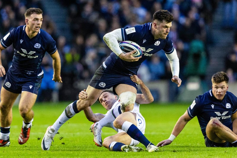 His first-minute take from a high ball set the tone for an assured and confident performance at 15 as he slotted seamlessly back into the Scotland XV. 8