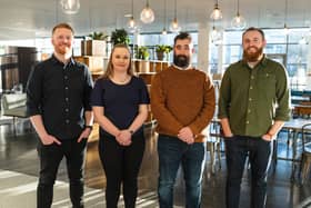 Fergus Moore, Dawn Thompson, Ryan Taylor and Scott Kennedy of Revive Eco.