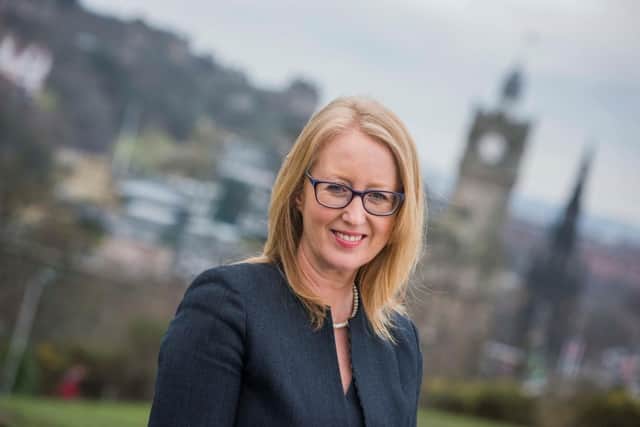 Sue Dawe, SFE deputy chair, and head of financial services for Scotland at EY that sponsors the Scottish Financial Services Awards. Picture: contributed.