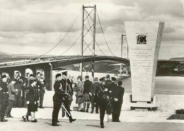 The Queen opening the Forth Road Bridge in 1964. Picture: BEAR Scotland