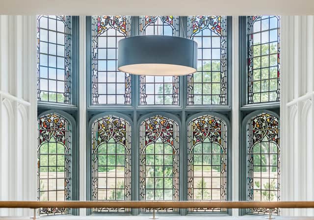 The beautiful restored windows. Pic: Chris Humphreys Photography.