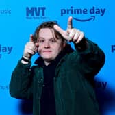 Singer Lewis Capaldi performs at Sneaky PeteÕs in Edinburgh for Prime Day Live - a free, livestreamed event presented by Amazon Music, in support of Music Venue Trust to raise awareness and funds for UK music venues.