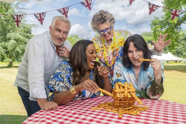 Paul, Alison, Prue & Noel..Photo: Mark Bourdillon/Love Productions/Channel 4.