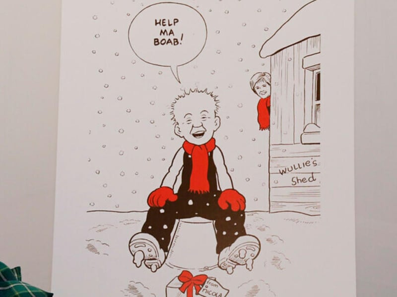 This is used as an exclamation of surprise or bewilderment and it originates from the famous Scottish cartoon 'Oor Wullie'.