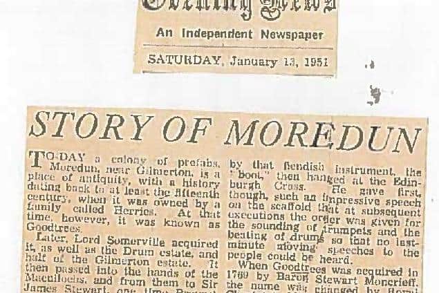 The Story of Mordeun, January 13 1951.