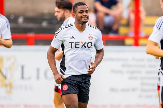 Duk made his Aberdeen debut against Stirling. (Photo by Roddy Scott / SNS Group)