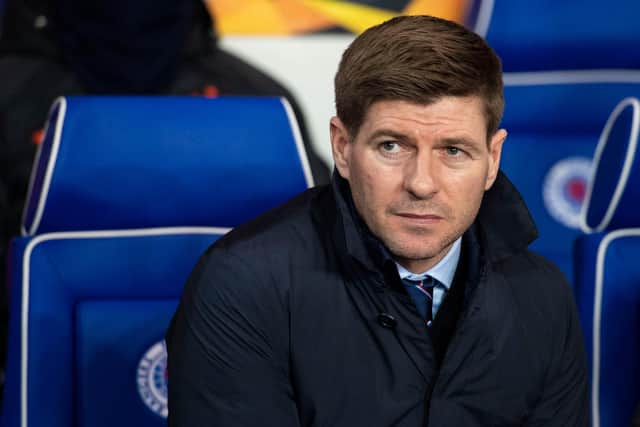 Rangers manager Steven Gerrard.