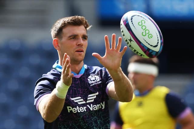 Scrum-half Ben White is back in the Scotland team after recovering from an ankle injury. (Photo by Craig Williamson / SNS Group)