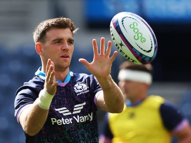 Scrum-half Ben White is back in the Scotland team after recovering from an ankle injury. (Photo by Craig Williamson / SNS Group)