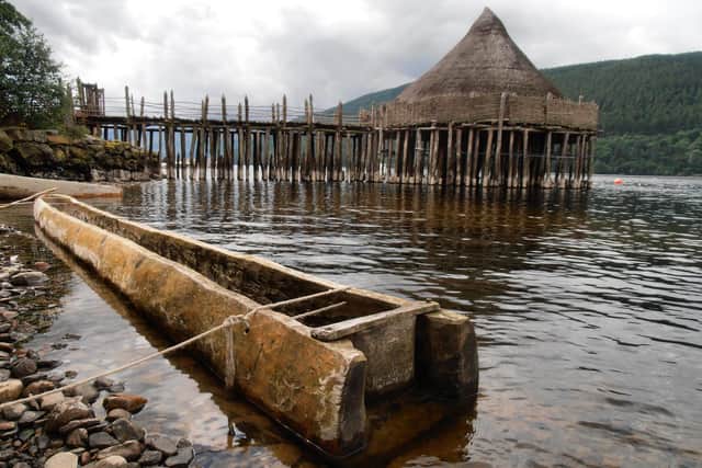 The Scottish Crannog Centre is based in a reconstructed roundhouse on the north shore of Loch Tay in Perthshire