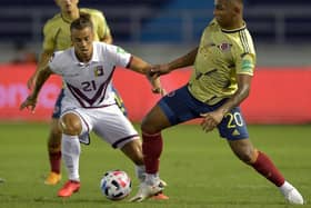 Alfredo Morelos won't be adding to his 15 caps against Bolivia this week. (Photo by RAUL ARBOLEDA/POOL/AFP via Getty Images)