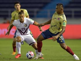 Alfredo Morelos won't be adding to his 15 caps against Bolivia this week. (Photo by RAUL ARBOLEDA/POOL/AFP via Getty Images)
