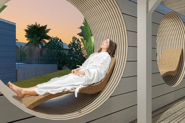 Another computer-generated image of the spa planned at The Waterside Hotel, West Kilbride.