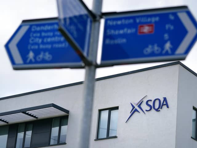 The Scottish Qualifications Authority (SQA) building in Edinburgh, amid plans for the exams body to be scrapped in the wake of a major review of education north of the border. Picture: PA