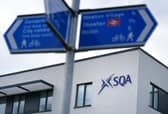 The Scottish Qualifications Authority (SQA) building in Edinburgh, amid plans for the exams body to be scrapped in the wake of a major review of education north of the border. Picture: PA