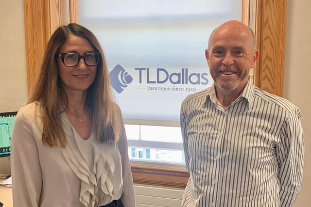 New appointment Iwona Siwik pictured with Bernard Dunn from TL Dallas.