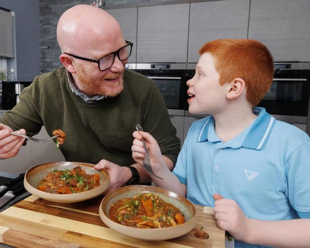 MasterChef: The Professionals winner and father-of-five Gary Mclean’s inspiration for his three mouth-watering creations is to spotlight locally sourced produce from Aldi Scotland’s variety of Scottish suppliers