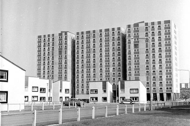 An exterior view of the new Crudens Flats in Sighthill, Edinburgh