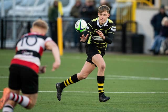 Melrose's Luke Townsend, son of Scotland head coach Gregor, has been named in the Scotland Under-20 line-up for the first time. (Photo by Paul Devlin / SNS Group)