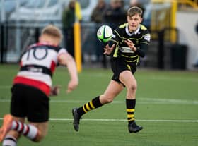 Melrose's Luke Townsend, son of Scotland head coach Gregor, has been named in the Scotland Under-20 line-up for the first time. (Photo by Paul Devlin / SNS Group)