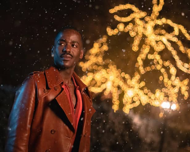 Ncuti Gatwa in the Doctor Who Christmas Special PIC: BBC Studios/Bad Wolf/James Pardon