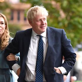 Prime Minister Boris Johnson and his girlfriend Carrie Symonds in September 2019 (Photo: Jeff J Mitchell/Getty Images)