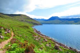 Scoraig - a peninsula in the north west Highlands, is accessed by crossing Little Loch Broom and then a half hour walk on the track. Around 70 people lived there today. PIC: Contributed.