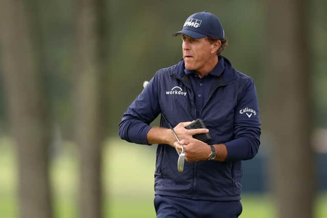 Phil Mickelson has become just the third player to win their first two events on the Champions Tour. Picture: Gregory Shamus/Getty Images