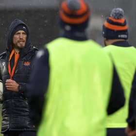Edinburgh head coach Mike Blair has seen his preparations hampered by injuries to key players.   (Photo by Craig Williamson / SNS Group)