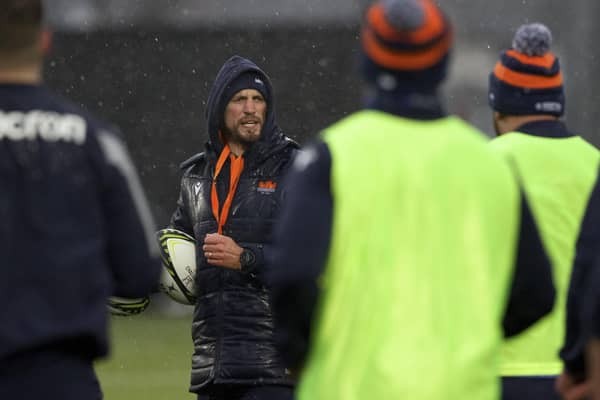 Edinburgh head coach Mike Blair has seen his preparations hampered by injuries to key players.   (Photo by Craig Williamson / SNS Group)