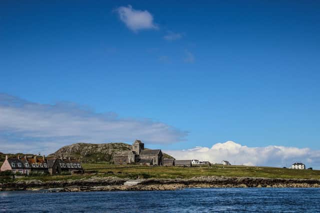 The sacred landscape of Iona, where St Columba founded a monastery in the 6th Century.