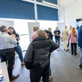 The public were invited to the drop-in event to discuss the windfarm.