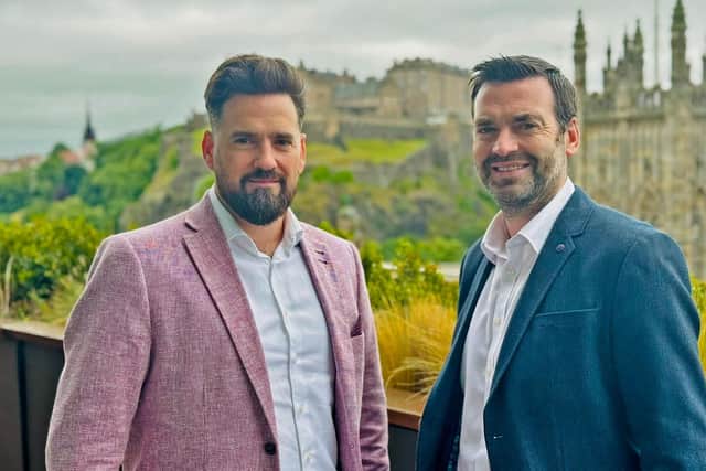 Sean Dunn and Steven Fraser pictured in Edinburgh.
