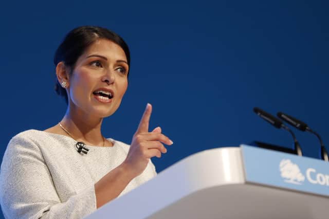 Home Secretary Priti Patel vowed to stop people entering the country clandestinely and fix what she called the 'broken' asylum system (Picture: Frank Augstein/AP)