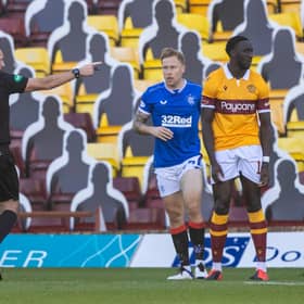 Rangers were awarded two penalties by Bobby Madden in the 5-1 win over Motherwell. Picture: SNS