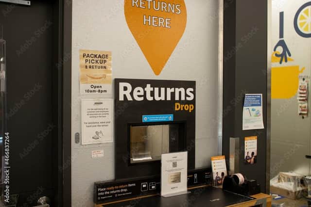 Companies such as Amazon make returning parcels simple (Picture: Adobe)