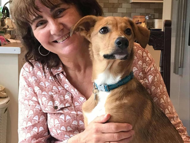 Rona with owner Gabrielle McCallion