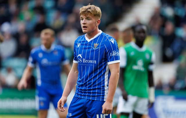 St Johnstone's Fran Franczak came on with 15 minutes to go against Hibs.