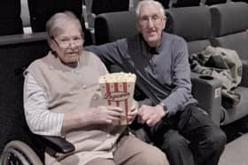Hilda and Louis enjoyed a date at the cinema to celebrate Valentine's Day