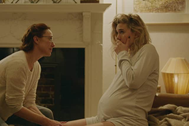 Molly Parker as Eva and Vanessa Kirby as Martha in Pieces of a Woman PIC: Netflix