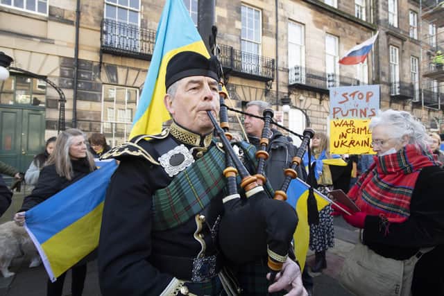 The Scottish Government has said Scotland stands ready to offer refuge and sanctuary to Ukrainian refugees as the SNP urged Westminster to bring forward a serious humanitarian response plan following Russia's invasion of Ukraine. (Photo: Lesley Martin/PA Wire).