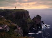 Cape Wrath lighthouse is on the north west tip of mainland Scotland. Picture: Ian Cowe/Northern Lighthouse Board