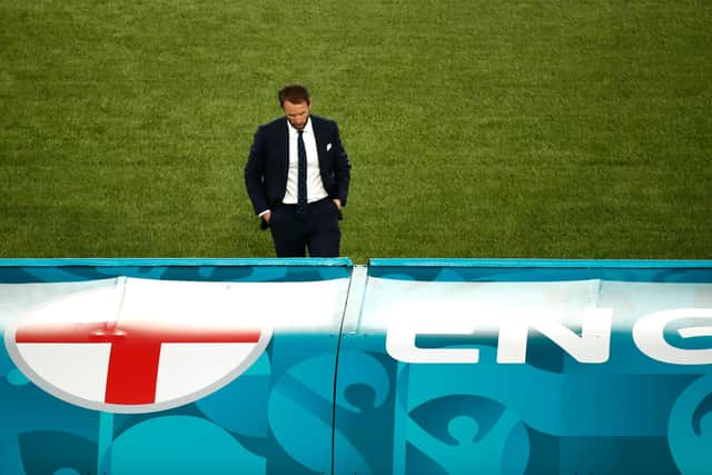 Gareth Southgate has guided England to back-to-back major semi-finals without beating a top 10 ranked nation (Photo by Alessandro Garafallo - Pool/Getty Images)