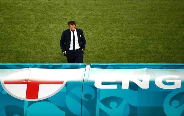 Gareth Southgate has guided England to back-to-back major semi-finals without beating a top 10 ranked nation (Photo by Alessandro Garafallo - Pool/Getty Images)