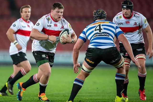 Prop Nathan McBeth in action for Emirates Lions. (Picture: Glasgow Warriors)